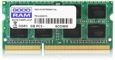 Пам'ять SODIMM DDR3 4GB 1600MHz PC3-12800 Goodram 1.35V