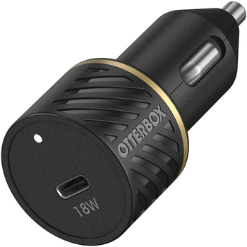 Автомобільний зарядний пристрій Otterbox Premium USB C 18W Car Charger Black (840104219034)