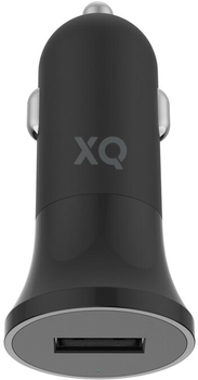 Автомобільний зарядний пристрій Xqisit Car Charger 2.4 A Single USB-A Black (4029948222356)