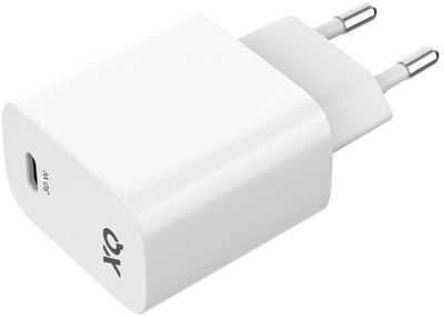 Зарядний пристрій Xqisit NP Travel Charger Single USB-C PD30W White (4029948221670)