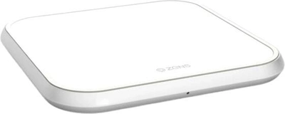 Бездротовий зарядний пристрій Zens Aluminium Single Wireless Charger 10W White (7438222397395)