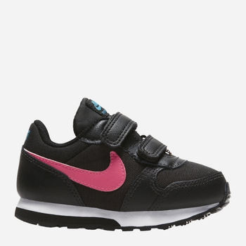 Buty sportowe dziecięce dla dziewczynki na rzepy Nike Md Runner 2 (TDV) 806255-020 19.5 Czarne (194272683549)