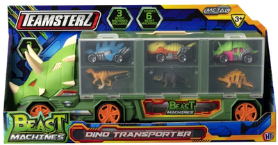 Набір машинок HTI Teamsterz Beast Machines Dinosaur Transporter (5050841747317)