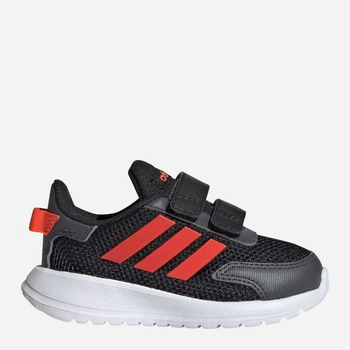 Buty sportowe dziecięce dla dziewczynki na rzepy Adidas Tensaur Run I EG4139 21 Czarne (4062052624449)
