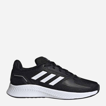 Buty sportowe chłopięce na rzepy Adidas Runfalcon 2.0 K FY9495 28.5 Czarne (4064036729560)