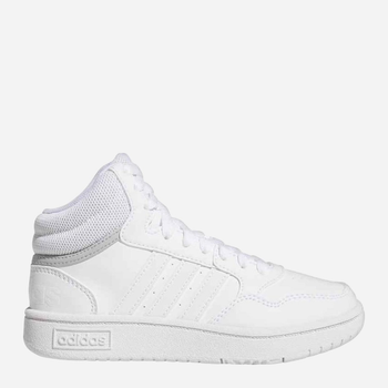 Tenisówki młodzieżowe dla dziewczynki Adidas Hoops 3.0 Mid K GW0401 36.5 Białe (4065418336369)