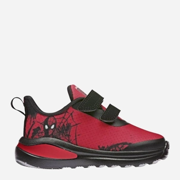 Buty sportowe chłopięce na rzepy Adidas Fortarun Spider-Man Cf I GZ0653 21 Czerwone (4065419312027)