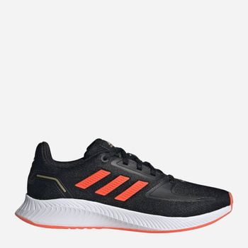 Buty sportowe chłopięce na rzepy Adidas Tensaur Run 2.0 K GZ7418 28.5 Czarne (4064048161679)