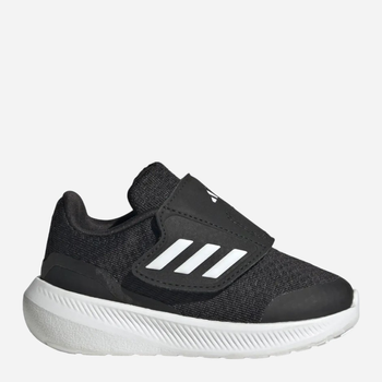 Buty sportowe chłopięce na rzepy Adidas Runfalcon 3.0 AC I HP5863 24 Czarne (4066749856304)