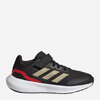 Buty sportowe chłopięce na rzepy Adidas Runfalcon 3.0 El K IG5384 32 Czarne (4066755595716)