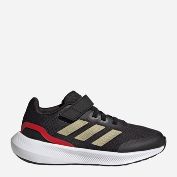 Buty sportowe chłopięce na rzepy Adidas Runfalcon 3.0 El K IG5384 36 Czarne (4066755595655)