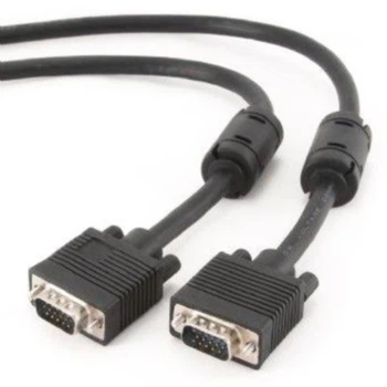 Кабель VGA - VGA 10м Cablexpert, подвійно-екранований, з 2-ма феритами (CC-PPVGA-10M-B)