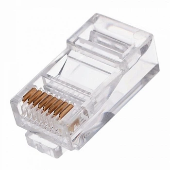 Конектор RJ-45 Cablexpert PLUG3UP6/100 упаковка конекторів 8P8C, 100шт.