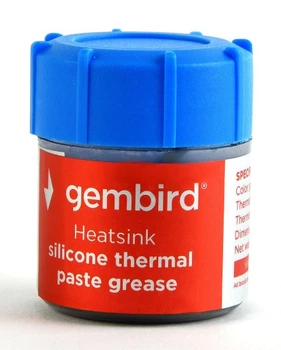 Термопаста Gembird TG-G15-02 15 g, grey f.CPU&VGA
