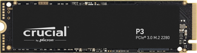 Твердотільний диск M.2 500GB Crucial P3 (M.2 2280, PCIe 3.0 x4, 3500 /1900MB/s, NVMe 1.3) (CT500P3SSD8)