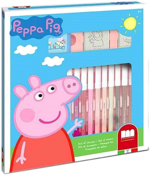 Zestaw kreatywny Multiprint Stamps and Felt-tip pens Peppa Pig (8009233868755)