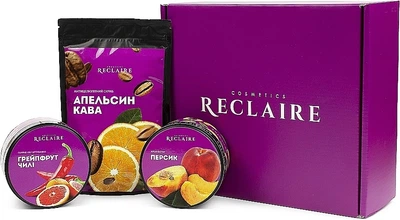 Набір "Гарячий антицелюлітний комплекс" - Reclaire (scr/250g + b/mask/200ml + b/cr/200ml) (898347-97)