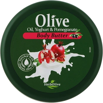 Лосьйон для тіла з йогуртом та екстрактом граната - Madis HerbOlive Olive Oil Yoghurt & Pomegranate Body Butter 250ml (1136051-101478)