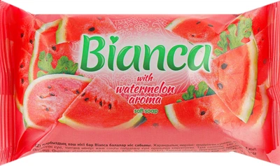 Мило тверде туалетне "Кавун" - Bianca Watermelon Aroma Soft Soap 140g (665039-32472)