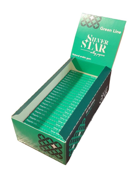 Половина блоку сигаретного паперу Silver Star Green