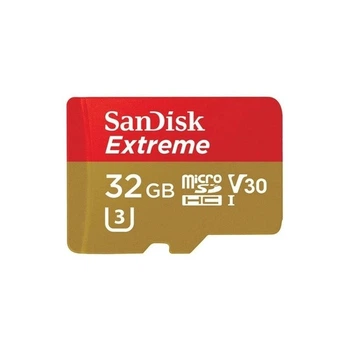 Карта пам'яті microSDHC SanDisk Extreme Action A1 32Gb UHS-1 U3 V30 (R100MB/s, 667x)