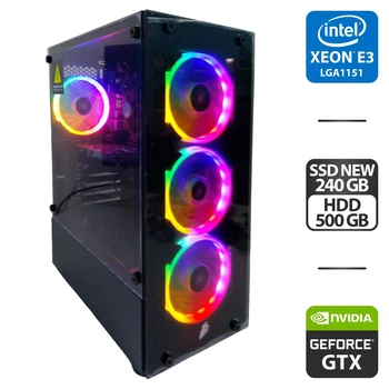 Компьютеры Intel Xeon с видеокартой GeForce GTX 1050 Ti купить в