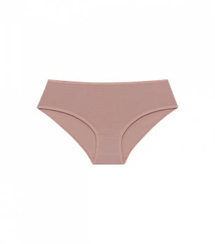 Классические трусы слипы для девочки однотонные - Donella - 5071P - 152-158 см - Коричневый