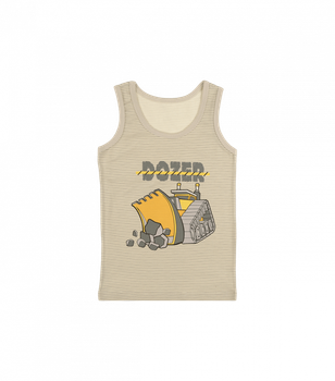 Майка для мальчика Donella - Donella - 771089DW - 134-140 см - Бежевый (DOZER)