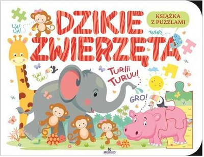 Książka z puzzlami. Dzikie zwierzęta - Żukowski Jarek (9788380386174)