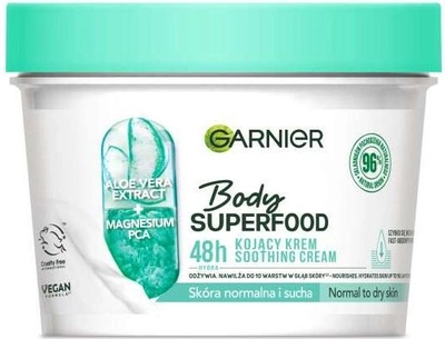 Крем для тіла Garnier Body Super Food Aloe Vera + Magnesium 380 мл (3600542469982)