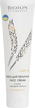 Крем для обличчя з екстрактом протеїнів із зародків пшениці - Bioton Cosmetics Face Cream SPF 10 100ml (1226258-138352)