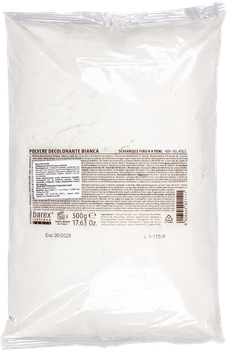 Знебарвлювальний білий порошок для волосся 9тонів пакет BAREX BASIC White Bleaching Powder, 500 г