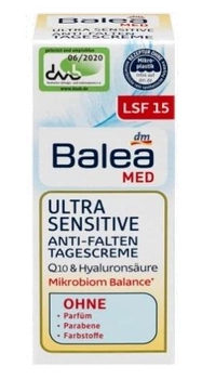Krem do twarzy Balea Ultra Sensitive LSF 15 na dzień 50 ml (4066447237726)