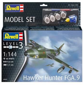 Збірна модель Revell Hawker Hunter FGA 9 масштаб 1:144 (4009803163833)