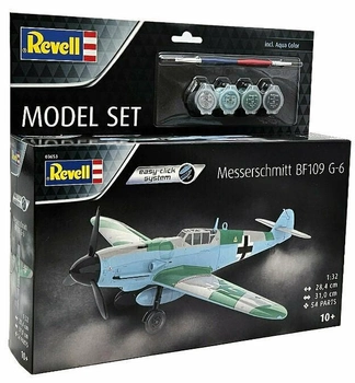 Model do składania Revell Easy Click System Messerschmitt Bf109 G6 skala 1:32 (4009803636535)