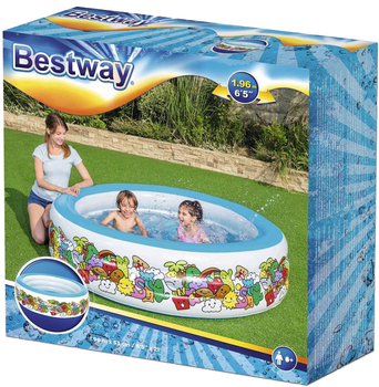 Nadmuchiwany basen dla dzieci Bestway 196 x 53 cm (6942138973709)