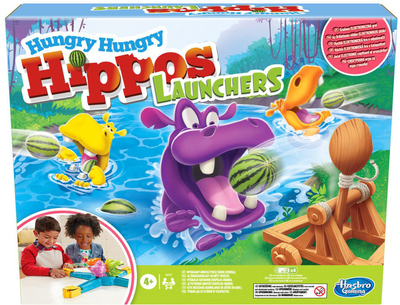 Gra planszowa Hasbro Hungry Hippos Lauchers (5010993725649)