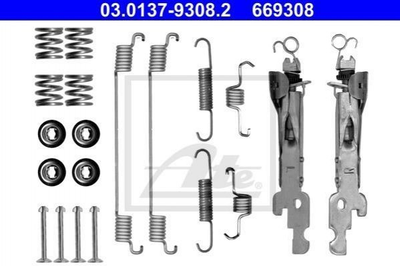 Комплектующие колодок ATE 03013793082 Smart Fortwo