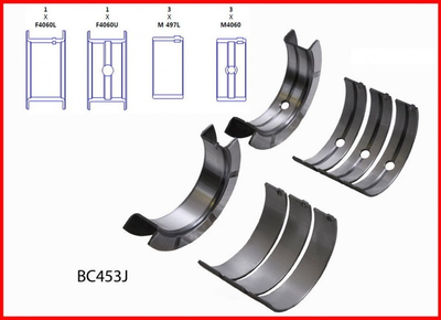 Вкладыши коренные ENGINETECH BC453J020