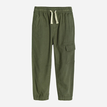 Spodnie joggery młodzieżowe chłopięce Cool Club CCB2422493 140 cm Khaki (5903977295514)