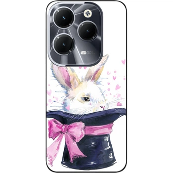 Чохол силіконовий SMTT для Infinix Hot 40 Pro (X6837) з картинкою Кролик
