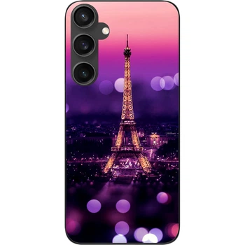 Силиконовый чехол SMTT для Samsung Galaxy S23 FE с картинкой Париж ночью