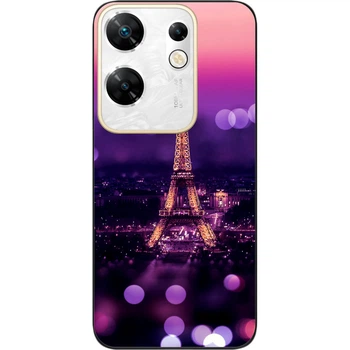 Силиконовый чехол SMTT для Infinix Zero 30 4G с картинкой Париж ночью