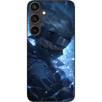 Силиконовый чехол SMTT для Samsung Galaxy S23 FE с картинкой Наруто аниме Какаси Хатаке