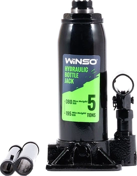 Домкрат гидравлический бутылочный Winso 5 т 195-380 мм (170500)