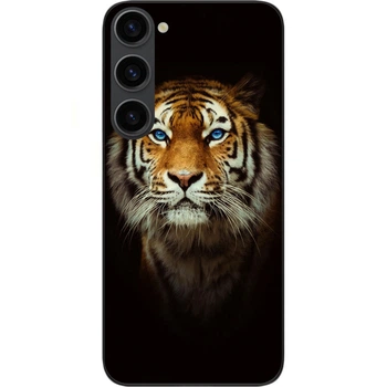 Силиконовый чехол SMTT для Samsung Galaxy S23 с картинкой Тигр
