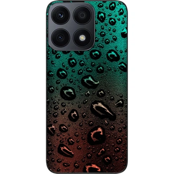 Силиконовый чехол SMTT для Honor X8a с картинкой Капли воды