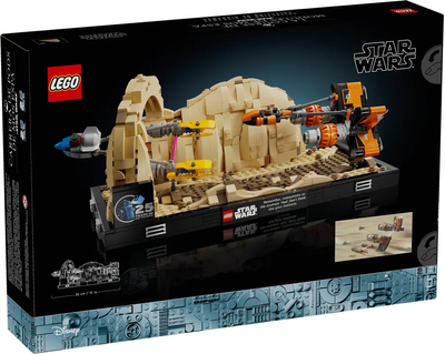 Zestaw klocków Lego Star Wars Diorama: Wyścig ścigaczy w Mos Espa (75380)