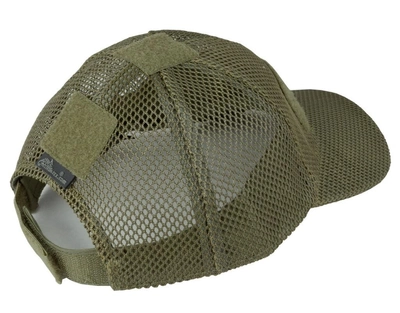 Бейсболка тактическая Helikon-Tex Сеткой Универсальная One Size Олива BBC MESH CAP - MESH - OLIVE GREEN (CZ-BBM-PO-02)