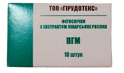 Фітосвічки ПГМ «Мед Карпат» при хронічних запальних процесах матки і придатків.